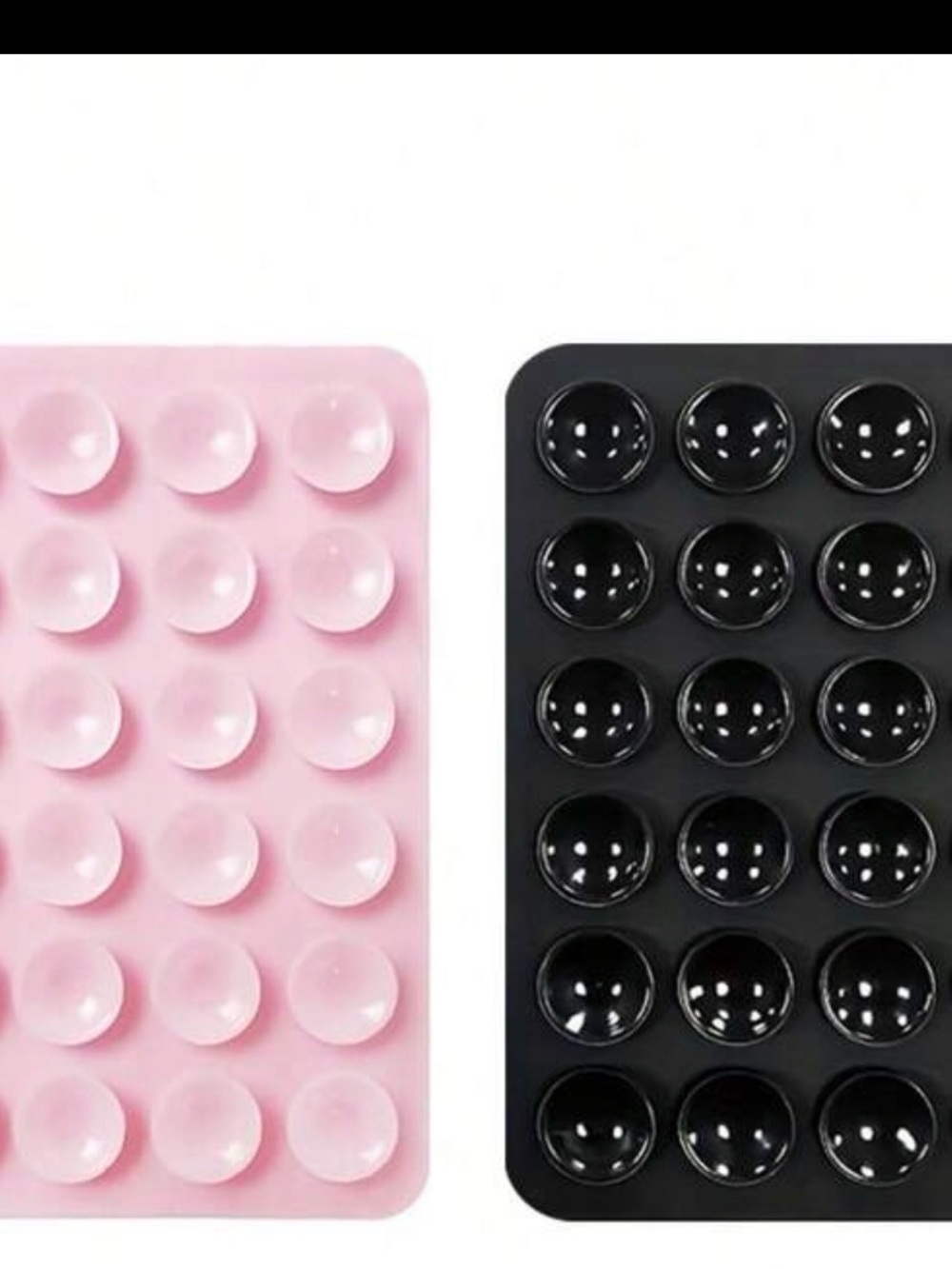 Silicone Mini Sphere Mold Tray - Pink and Black